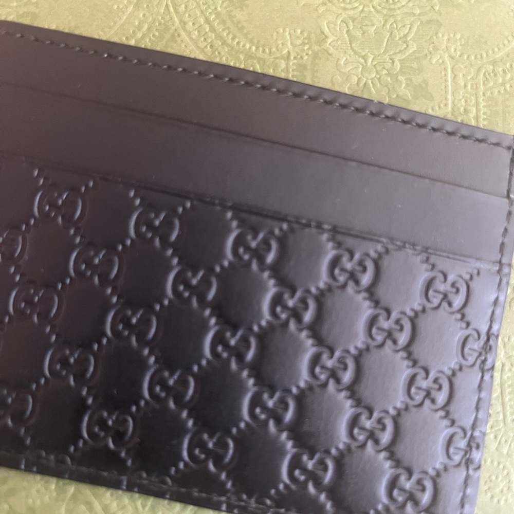 Microguccissima Card Holder - Black